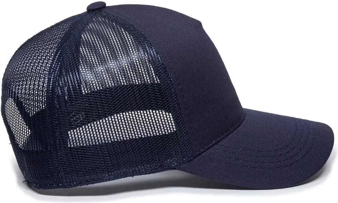 OC Sports GL-415 Adjustable Mesh Back Cap - Navy - Navy / 6 7/8’’ - 7 1/2’’