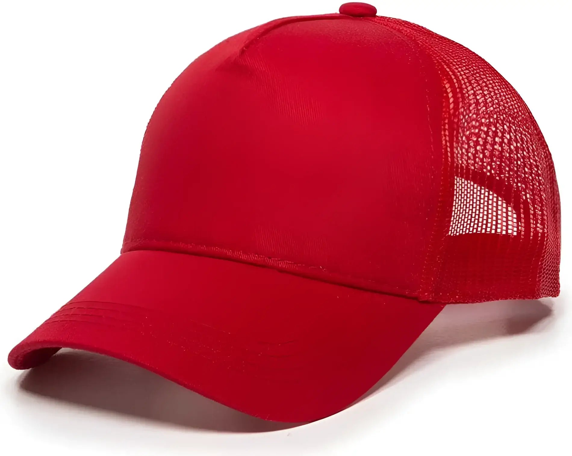 OC Sports GL-415 Adjustable Mesh Back Cap - Red - Red / 6 7/8’’ - 7 1/2’’