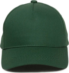 OC Sports GL-455 Team Adjustable Single Snap Closure Cap - Dark Green