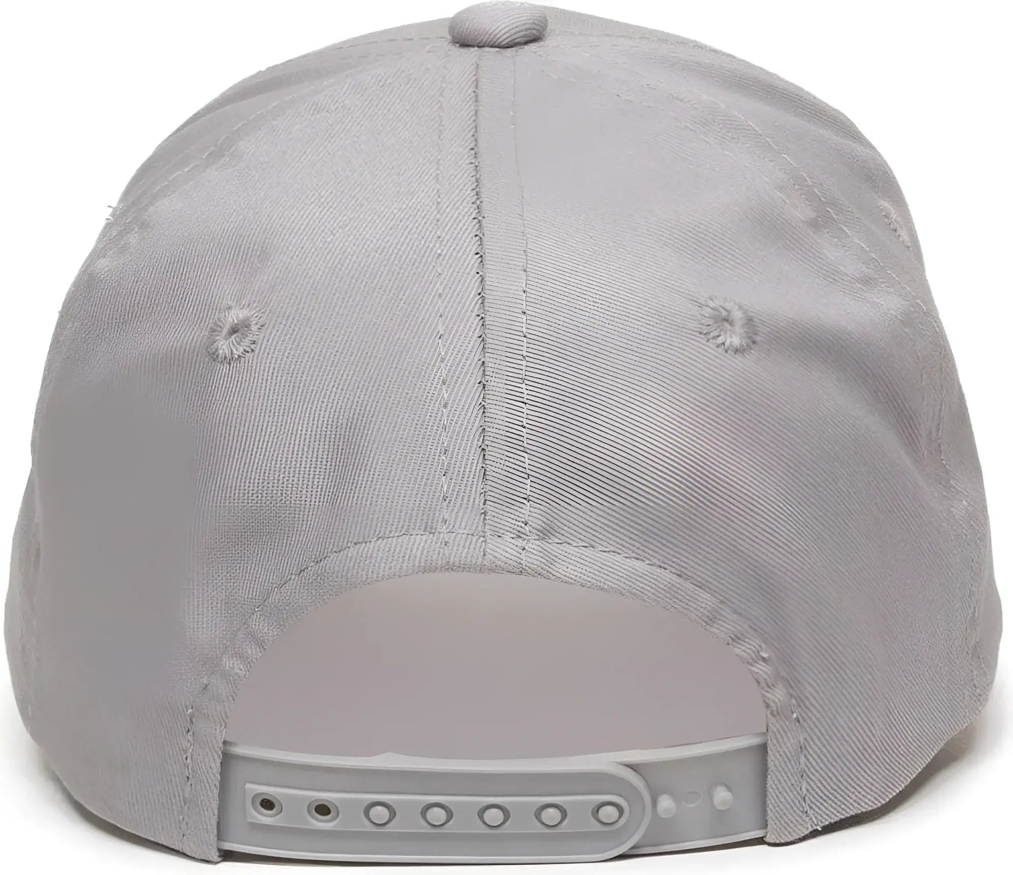 OC Sports GL-455 Team Adjustable Single Snap Closure Cap - Light Gray