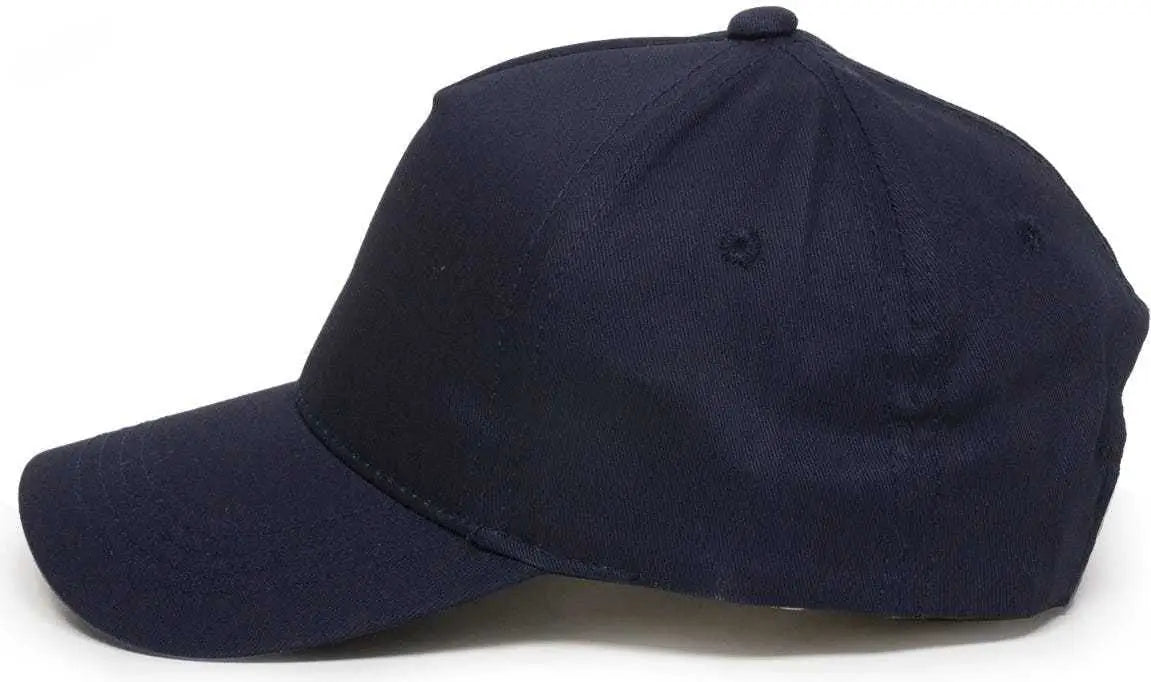 OC Sports GL-455 Team Adjustable Single Snap Closure Cap - Navy