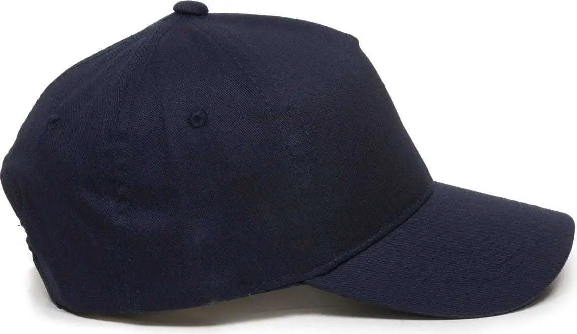 OC Sports GL-455 Team Adjustable Single Snap Closure Cap - Navy