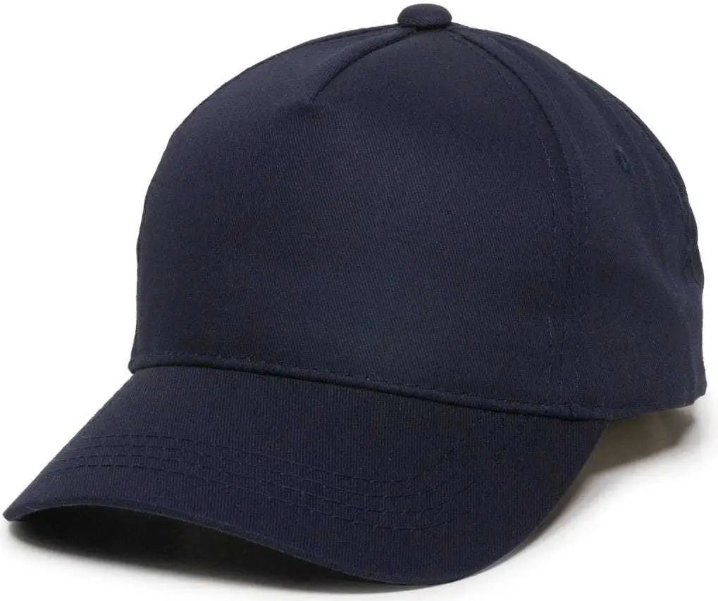 OC Sports GL-455 Team Adjustable Single Snap Closure Cap - Navy