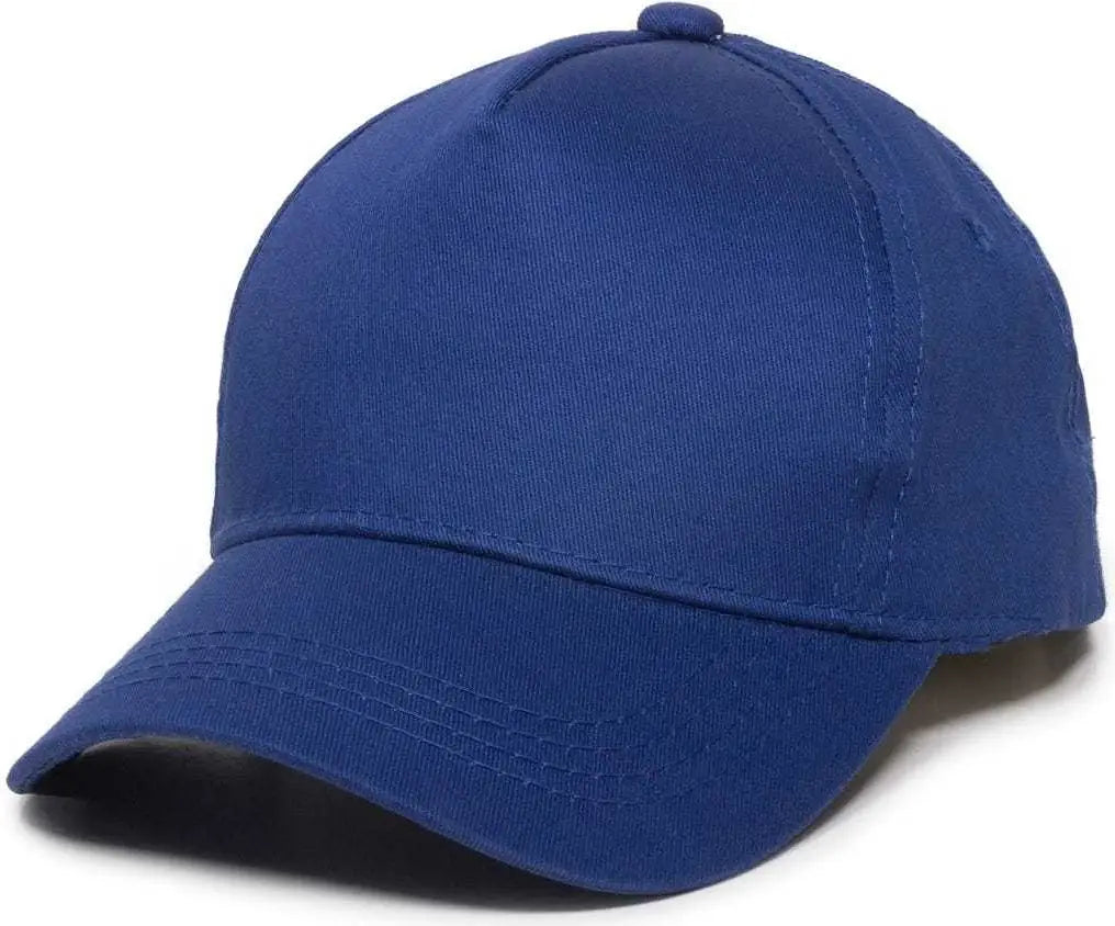 OC Sports GL-455 Team Adjustable Single Snap Closure Cap - Royal