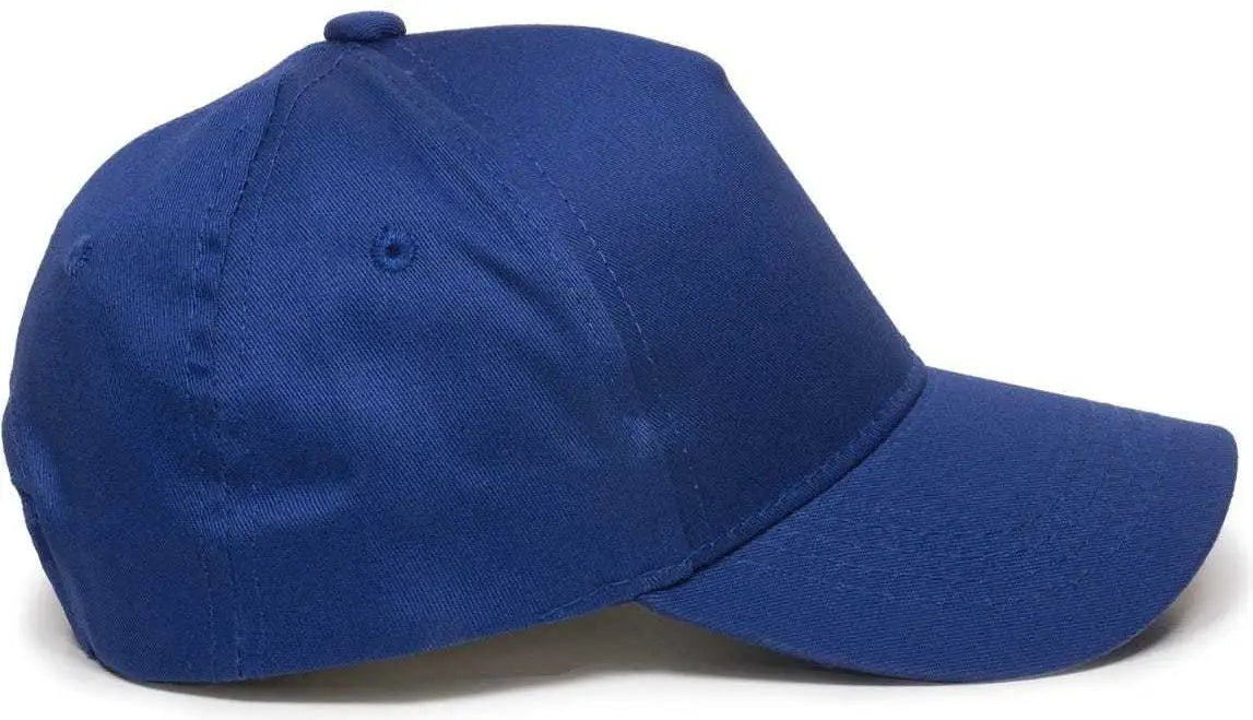 OC Sports GL-455 Team Adjustable Single Snap Closure Cap - Royal