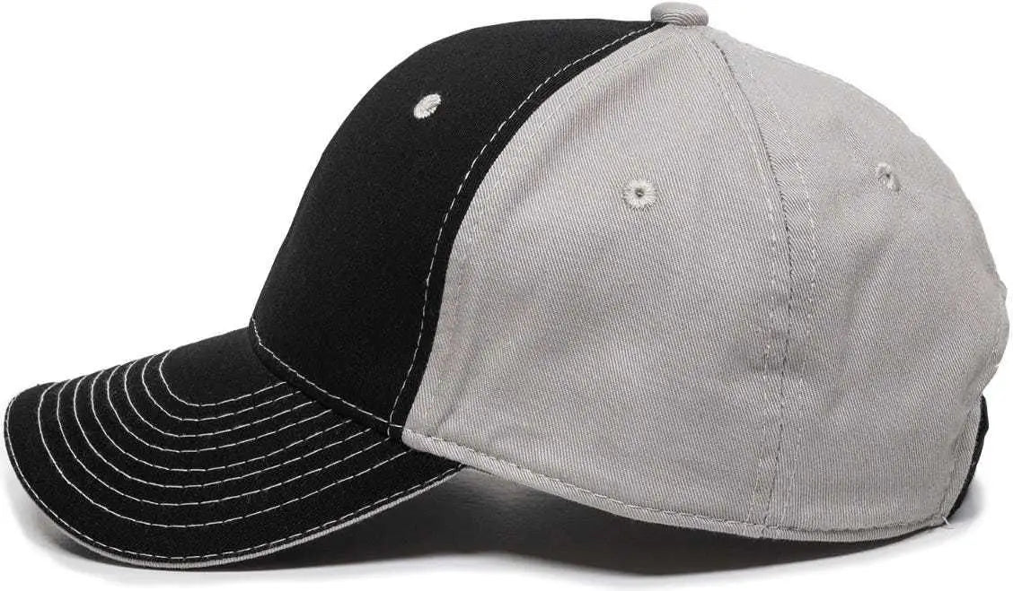 OC Sports GWT-101 Adjustable Cap - Black Grey - Black Gray / 6 7/8’’ - 7 1/2’’