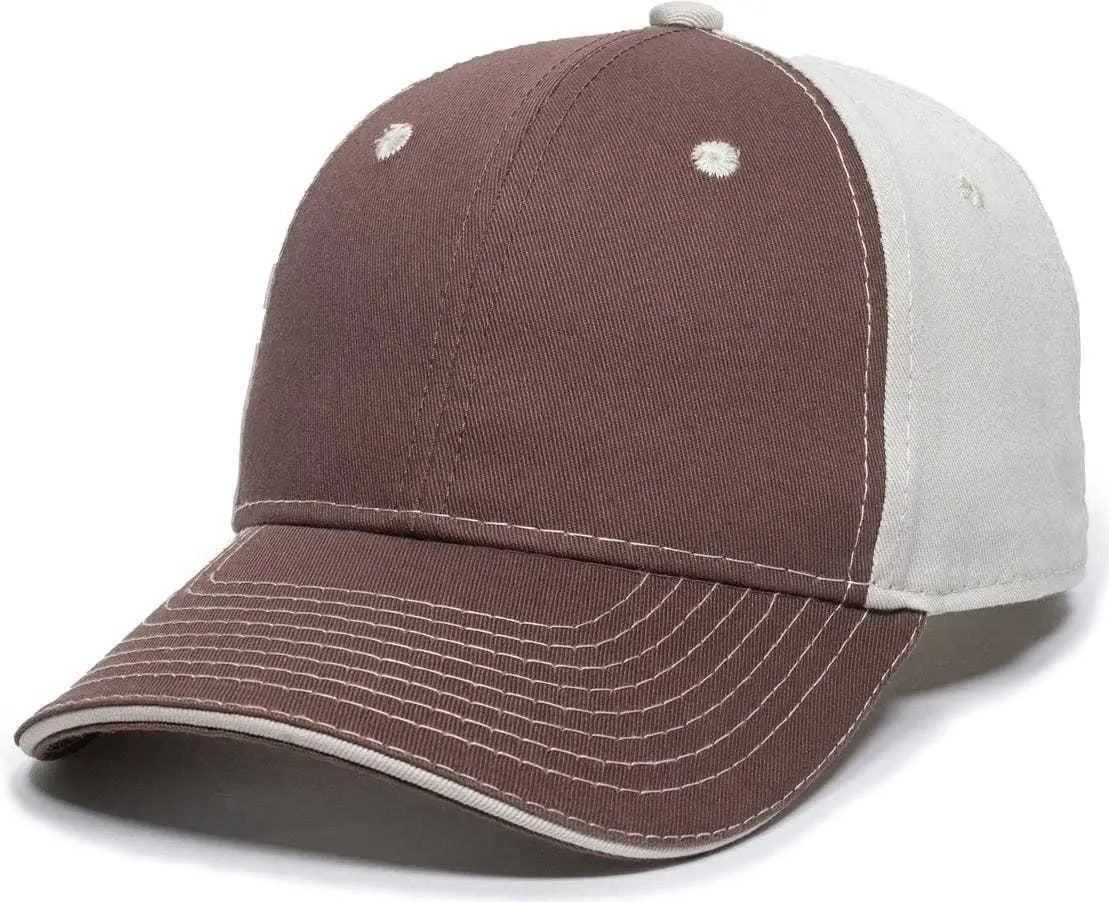 OC Sports GWT-101 Adjustable Cap - Brown Putty - Brown Sand / 6 7/8’’ - 7 1/2’’