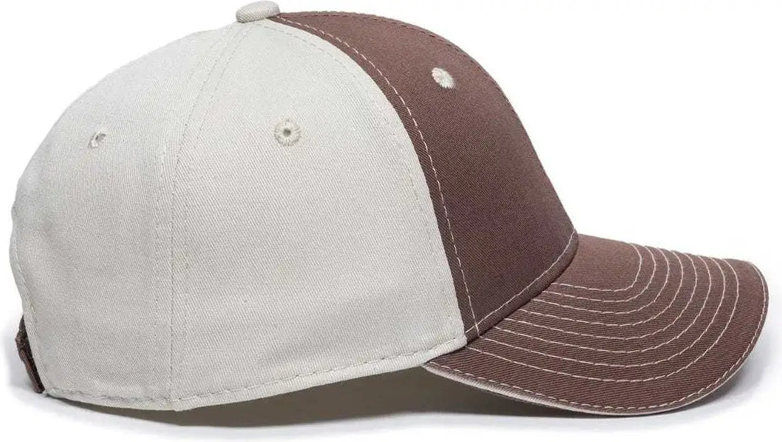 OC Sports GWT-101 Adjustable Cap - Brown Putty - Brown Sand / 6 7/8’’ - 7 1/2’’