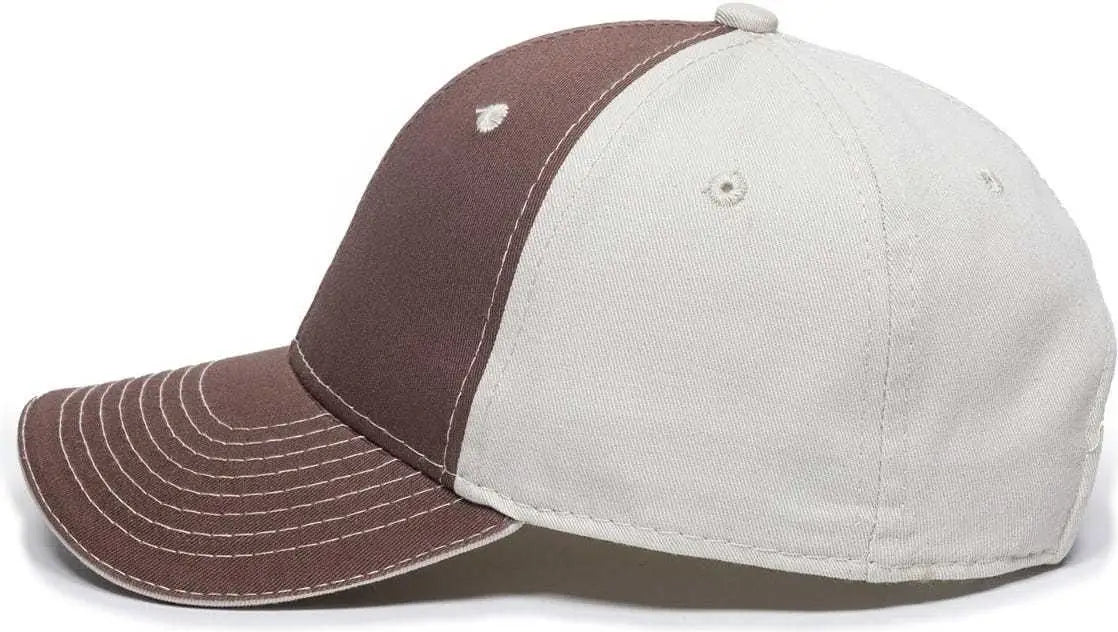 OC Sports GWT-101 Adjustable Cap - Brown Putty - Brown Sand / 6 7/8’’ - 7 1/2’’
