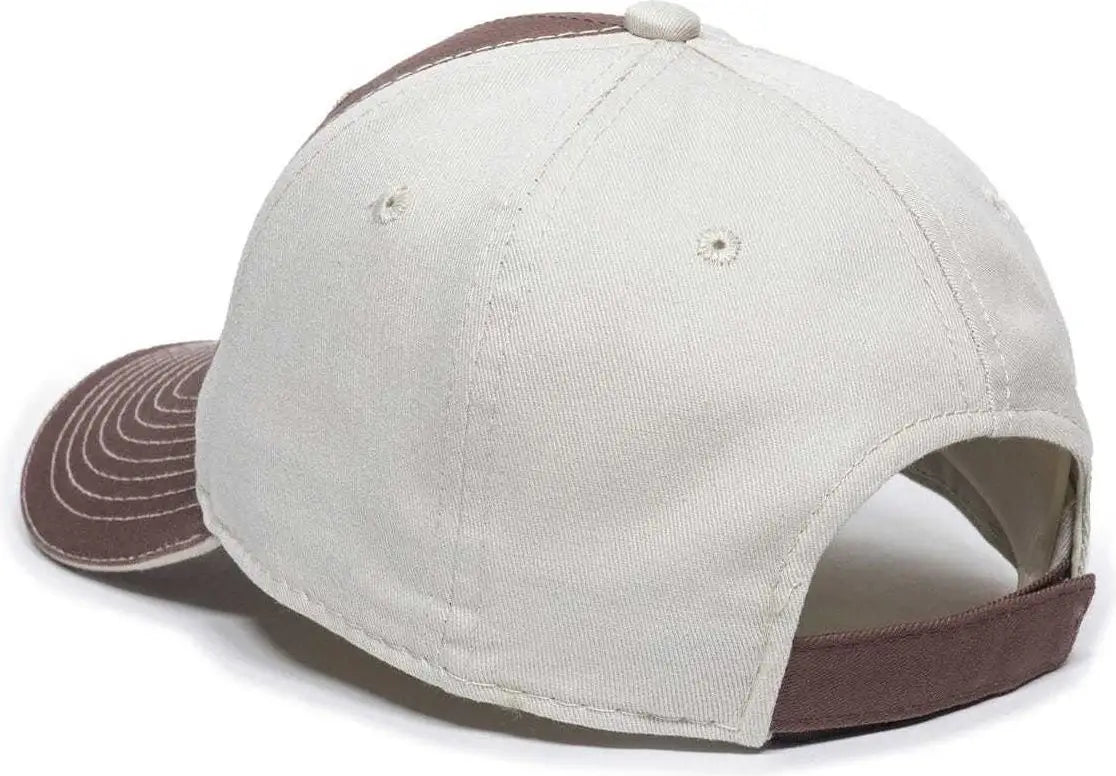 OC Sports GWT-101 Adjustable Cap - Brown Putty - Brown Sand / 6 7/8’’ - 7 1/2’’