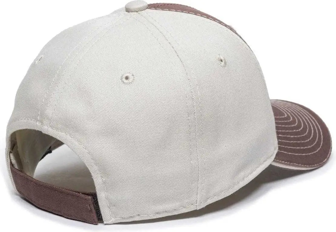 OC Sports GWT-101 Adjustable Cap - Brown Putty - Brown Sand / 6 7/8’’ - 7 1/2’’