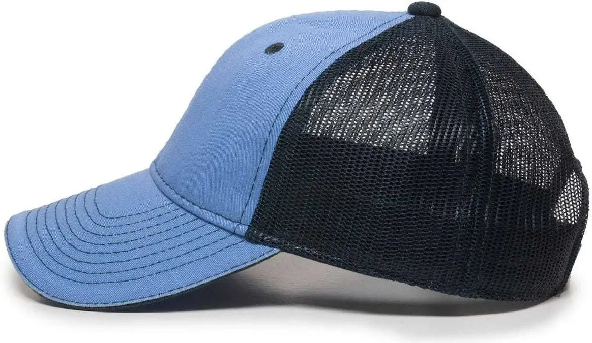 OC Sports GWT-101M Adjustable Mesh Back Cap - Bay Blue Navy - Blue Navy / 6 7/8’’ - 7 1/2’’
