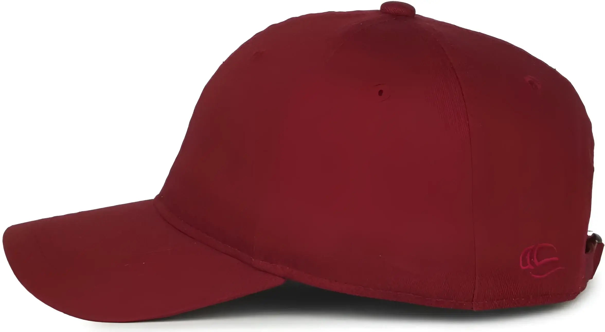OC Sports GWT-111 Adjustable Strap Garment Wash Cotton Cap - Burgundy - Maroon / 6 7/8’’ - 7 1/2’’
