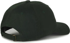 OC Sports GWT-111 Adjustable Strap Garment Wash Cotton Cap - Dk Green - Forest / 6 7/8’’ - 7 1/2’’