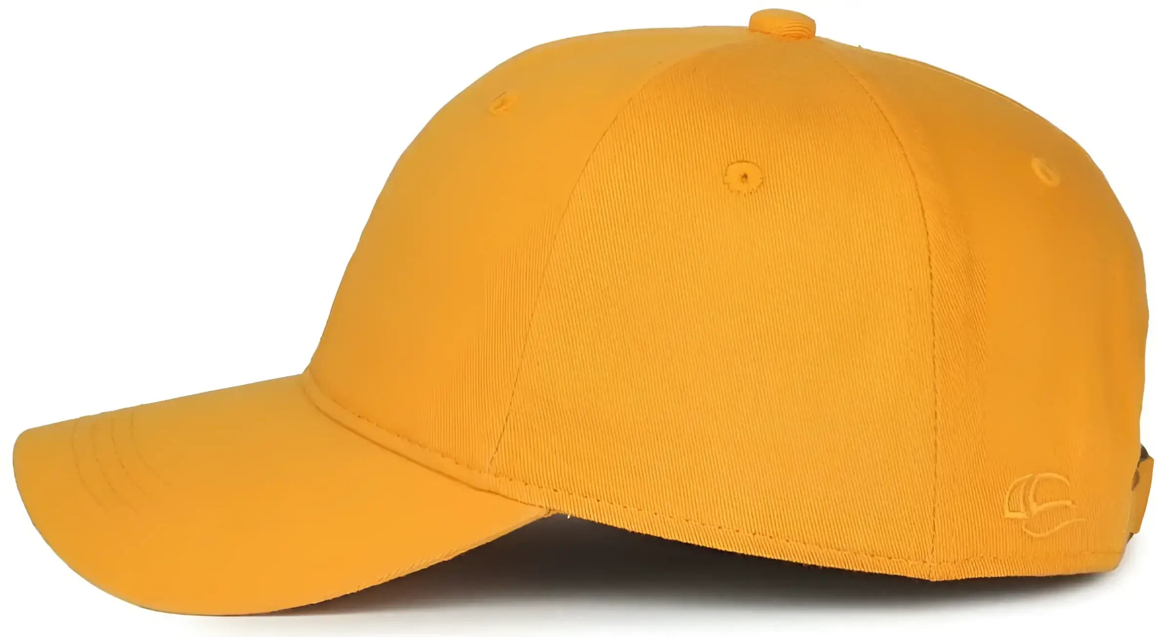 OC Sports GWT-111 Adjustable Strap Garment Wash Cotton Cap - Gold - Gold / 6 7/8’’ - 7 1/2’’