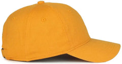 OC Sports GWT-111 Adjustable Strap Garment Wash Cotton Cap - Gold - Gold / 6 7/8’’ - 7 1/2’’