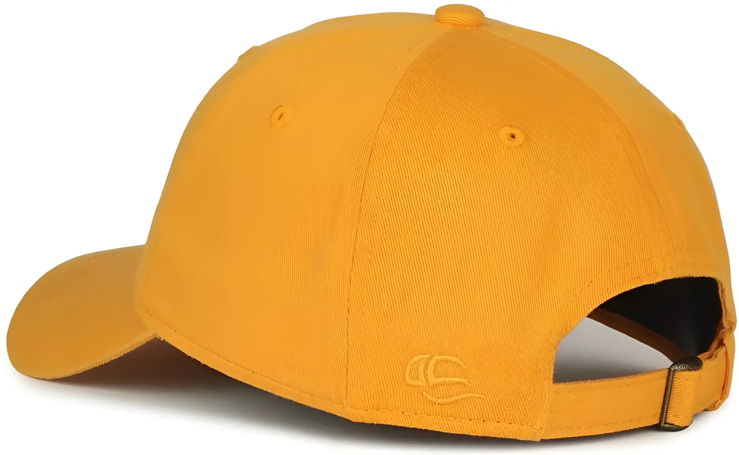 OC Sports GWT-111 Adjustable Strap Garment Wash Cotton Cap - Gold - Gold / 6 7/8’’ - 7 1/2’’