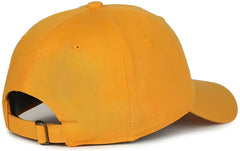 OC Sports GWT-111 Adjustable Strap Garment Wash Cotton Cap - Gold - Gold / 6 7/8’’ - 7 1/2’’