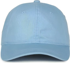 OC Sports GWT-111 Adjustable Strap Garment Wash Cotton Cap - Lt Blue - Columbia Blue / 6 7/8’’ - 7 1/2’’