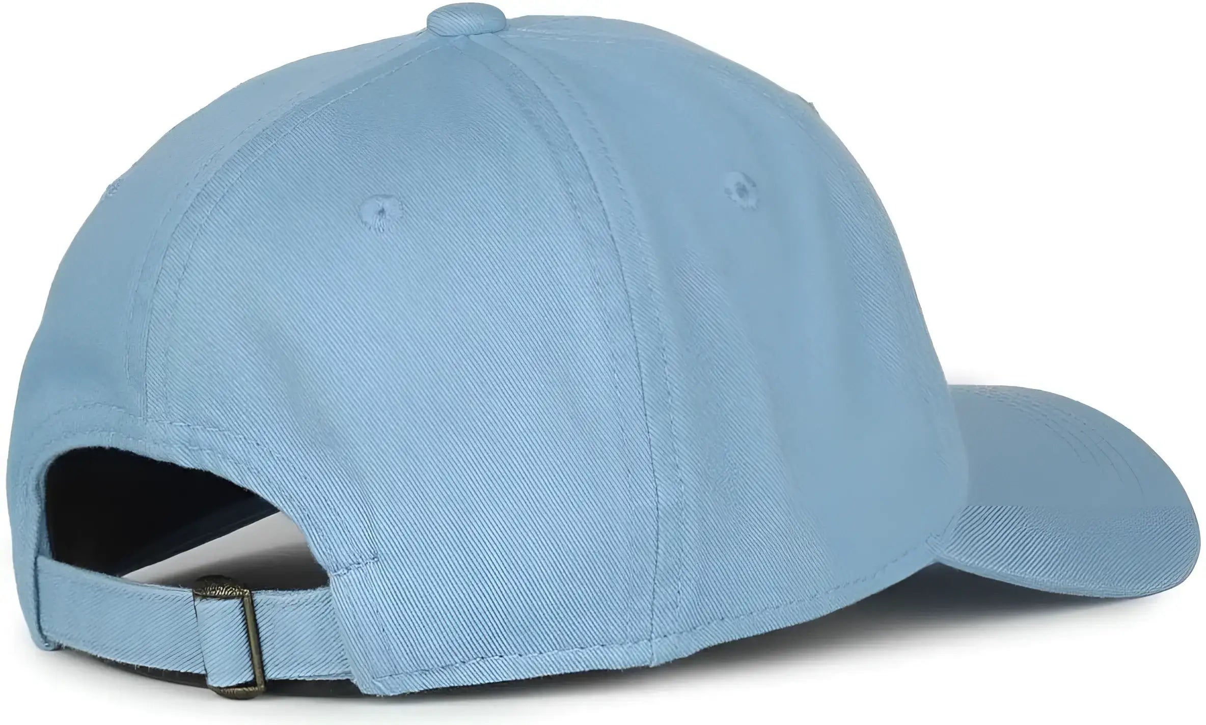 OC Sports GWT-111 Adjustable Strap Garment Wash Cotton Cap - Lt Blue - Columbia Blue / 6 7/8’’ - 7 1/2’’