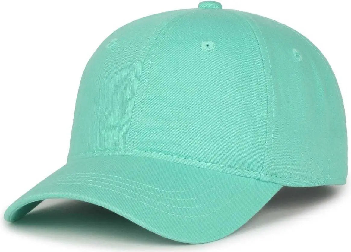 OC Sports GWT-111 Adjustable Strap Garment Wash Cotton Cap - Mint - Green / 6 7/8’’ - 7 1/2’’