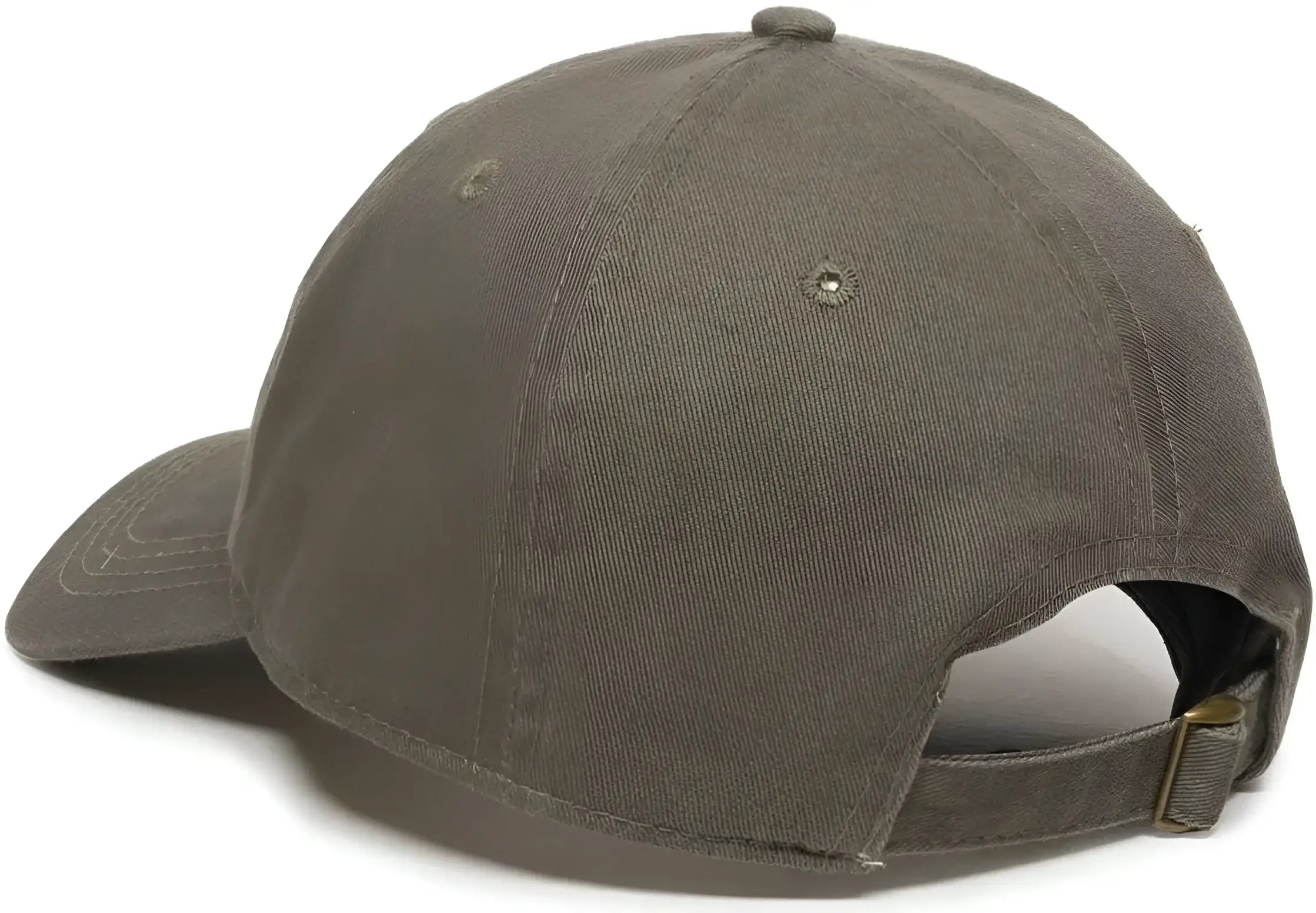 OC Sports GWT-111 Adjustable Strap Garment Wash Cotton Cap - Olive