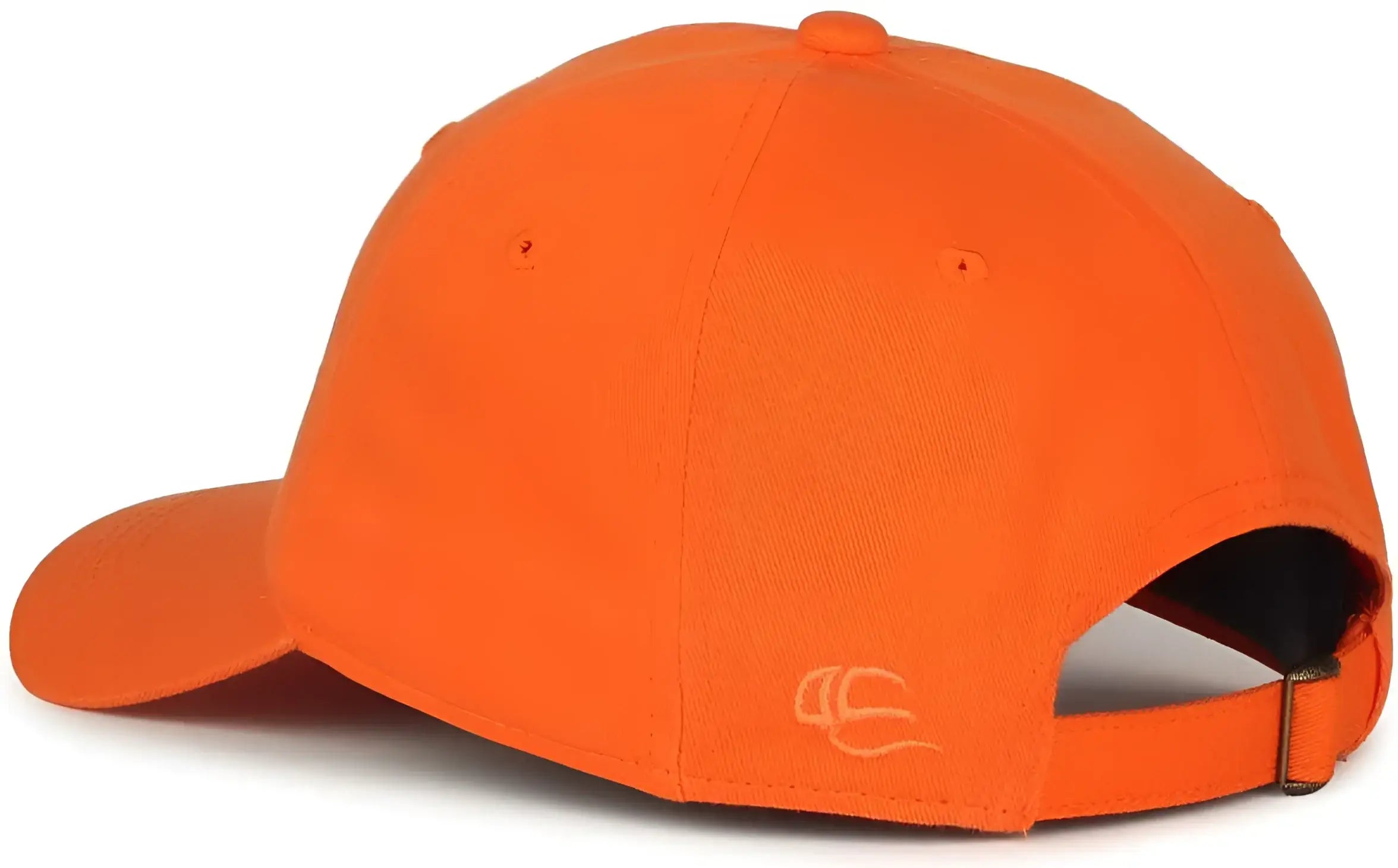 OC Sports GWT-111 Adjustable Strap Garment Wash Cotton Cap - Orange - Orange / 6 7/8’’ - 7 1/2’’