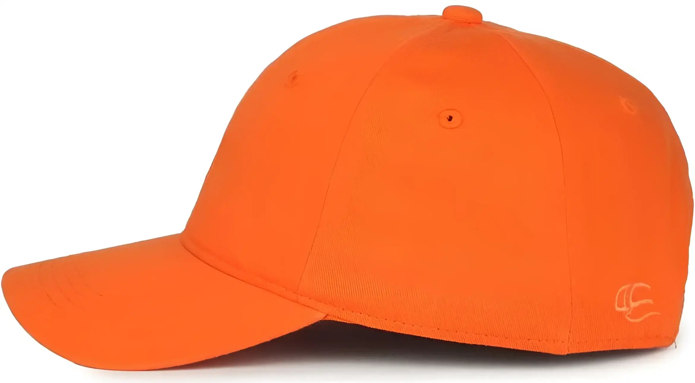OC Sports GWT-111 Adjustable Strap Garment Wash Cotton Cap - Orange - Orange / 6 7/8’’ - 7 1/2’’
