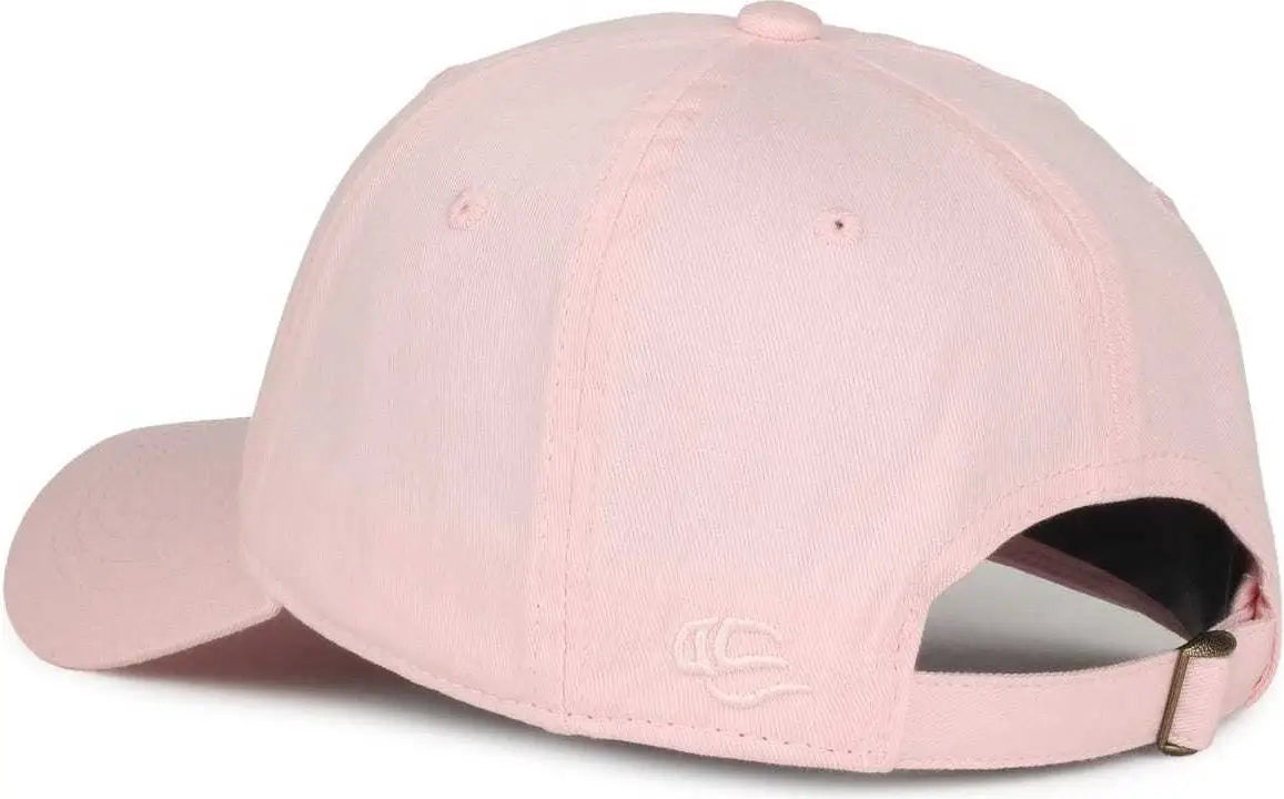 OC Sports GWT-111 Adjustable Strap Garment Wash Cotton Cap - Pink - Pink / 6 3/8’’ - 7’’