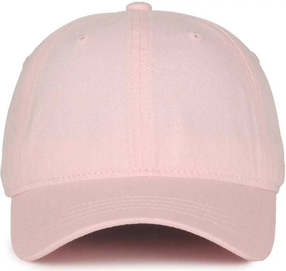 OC Sports GWT-111 Adjustable Strap Garment Wash Cotton Cap - Pink - Pink / 6 3/8’’ - 7’’