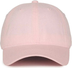 OC Sports GWT-111 Adjustable Strap Garment Wash Cotton Cap - Pink - Pink / 6 3/8’’ - 7’’