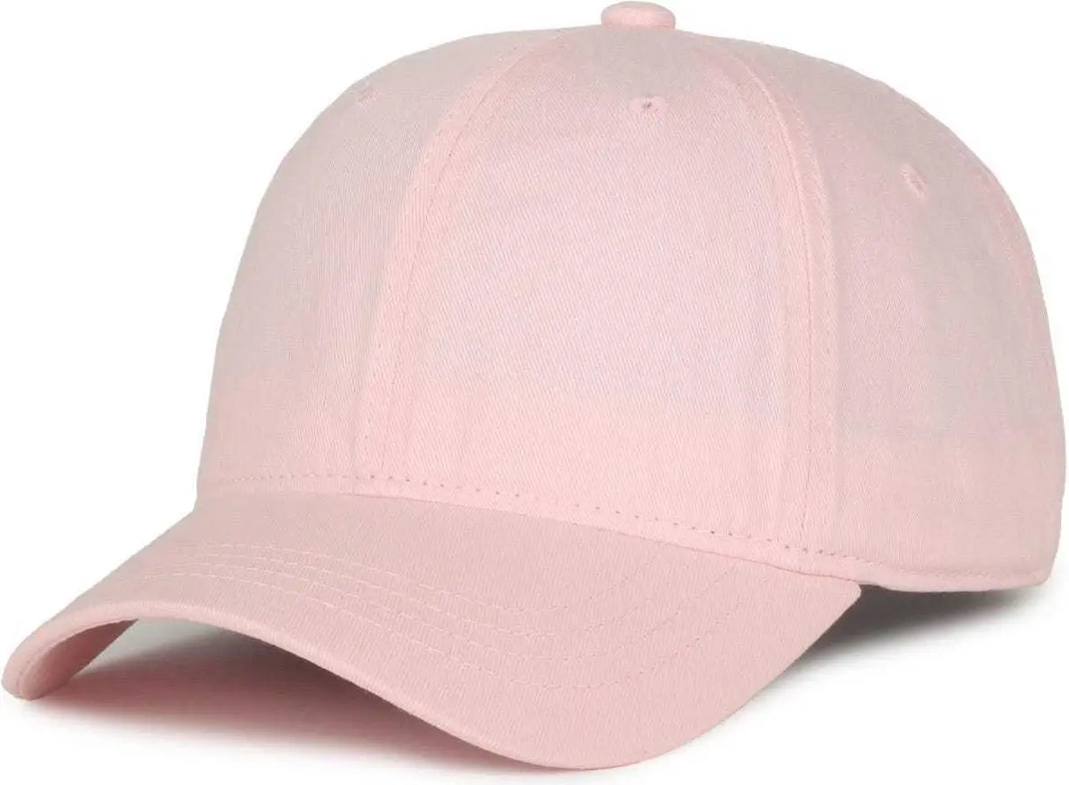 OC Sports GWT-111 Adjustable Strap Garment Wash Cotton Cap - Pink - Pink / 6 3/8’’ - 7’’