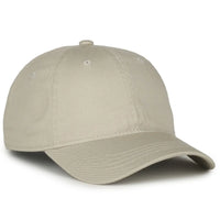 OC Sports GWT-111 Adjustable Strap Garment Wash Cotton Cap - Putty