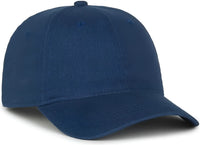 OC Sports GWT-111 Adjustable Strap Garment Wash Cotton Cap - Royal - Royal / 6 3/8’’ - 7’’