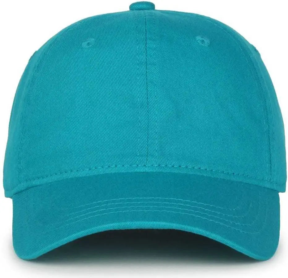 OC Sports GWT-111 Adjustable Strap Garment Wash Cotton Cap - Teal - Teal / 6 7/8’’ - 7 1/2’’