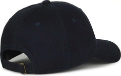 OC Sports GWT-111 Adjustable Strap Garment Wash Cotton Cap - True Navy