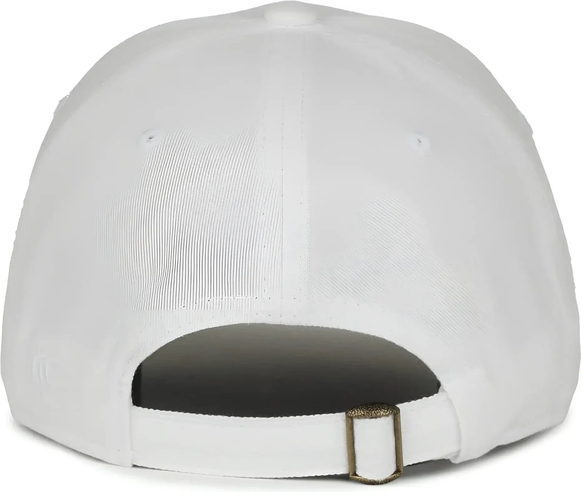 OC Sports GWT-111 Adjustable Strap Garment Wash Cotton Cap - White - White / 6 7/8’’ - 7 1/2’’