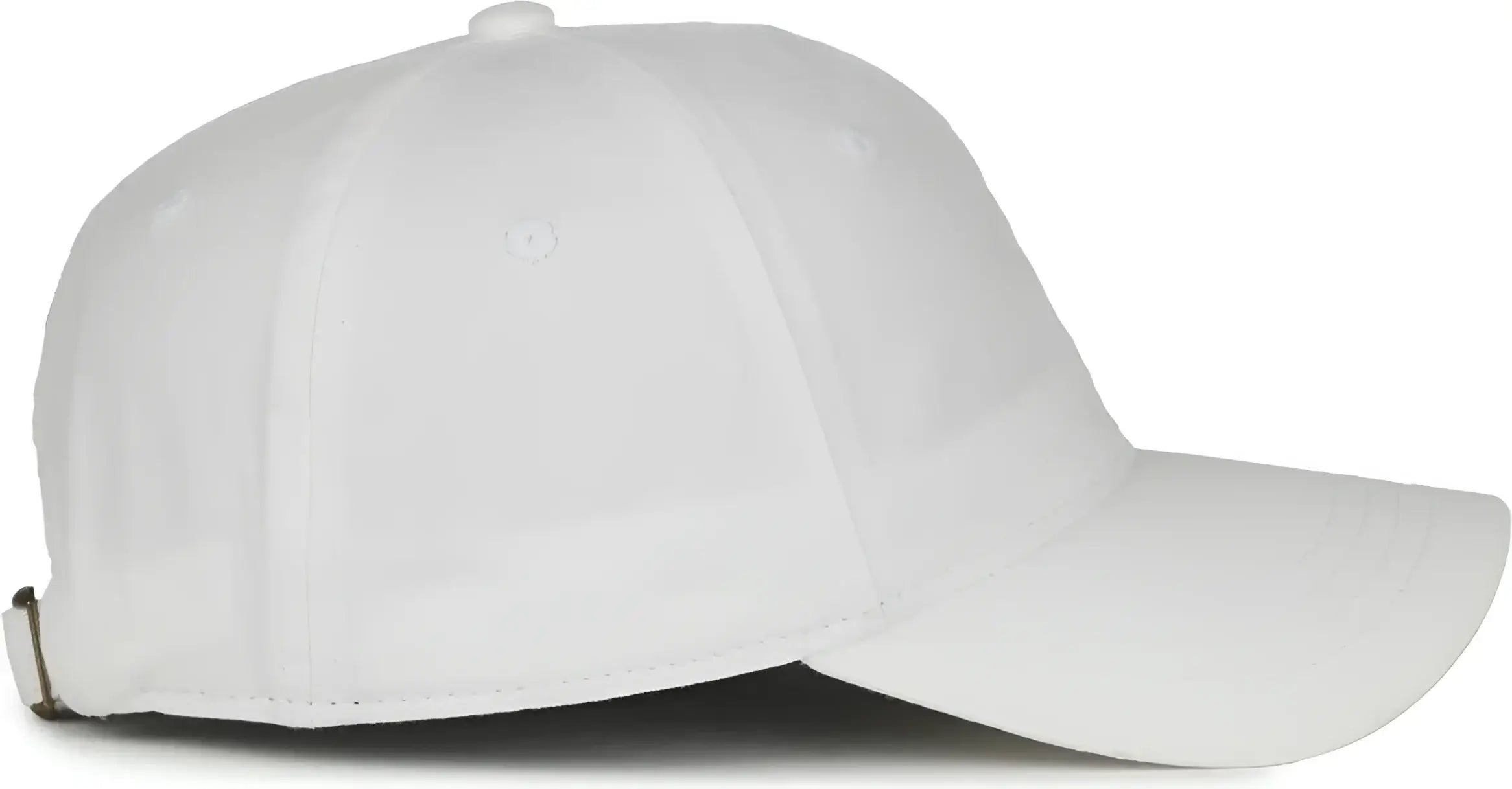 OC Sports GWT-111 Adjustable Strap Garment Wash Cotton Cap - White - White / 6 7/8’’ - 7 1/2’’