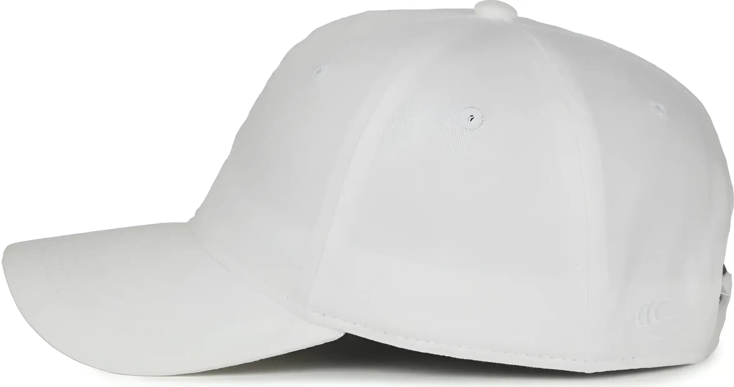 OC Sports GWT-111 Adjustable Strap Garment Wash Cotton Cap - White - White / 6 7/8’’ - 7 1/2’’
