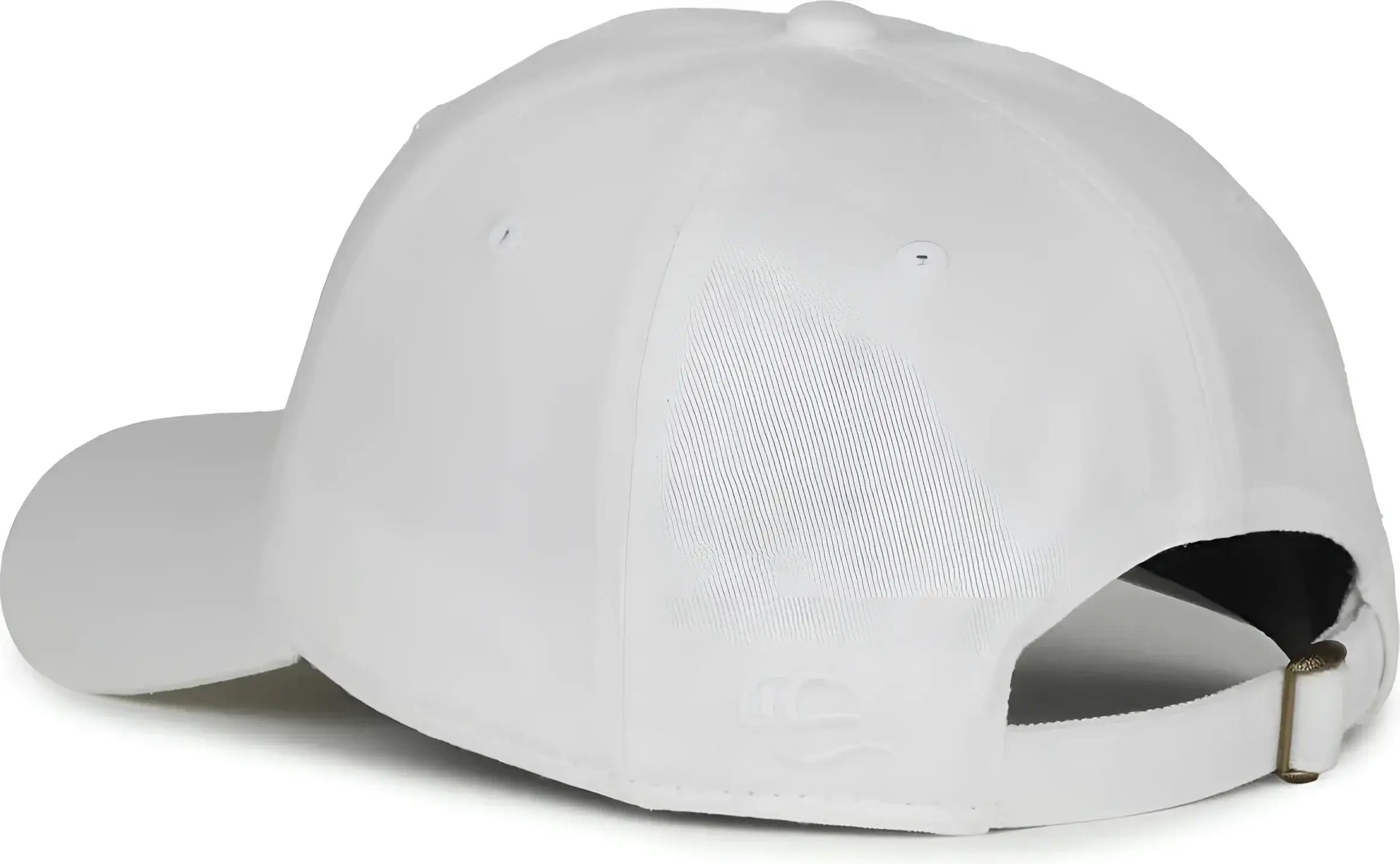 OC Sports GWT-111 Adjustable Strap Garment Wash Cotton Cap - White - White / 6 7/8’’ - 7 1/2’’