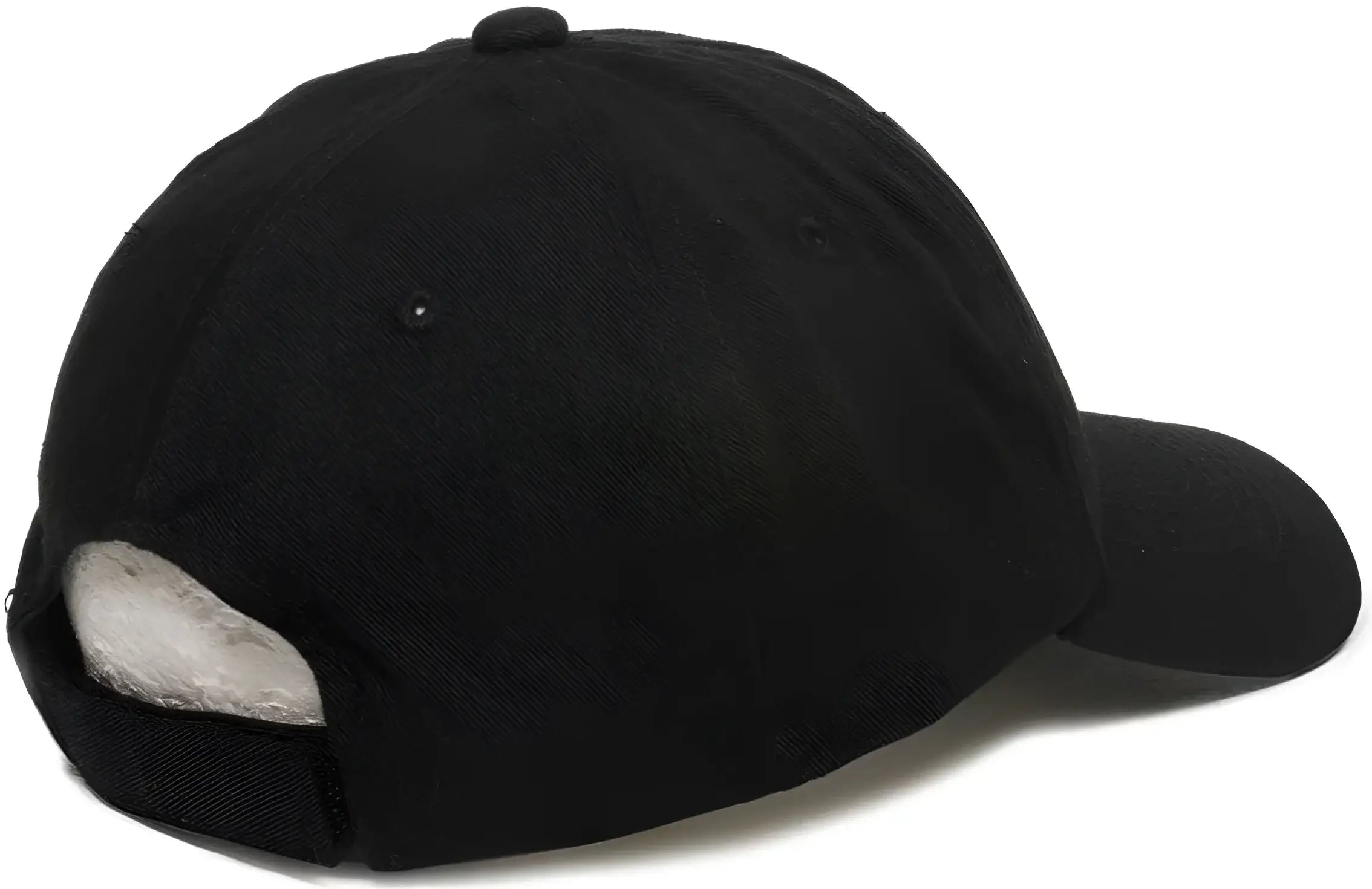 OC Sports GWT-116 Adj. Garment Wash Cotton Baseball Cap - Black - Black / 6 7/8’’ - 7 1/2’’