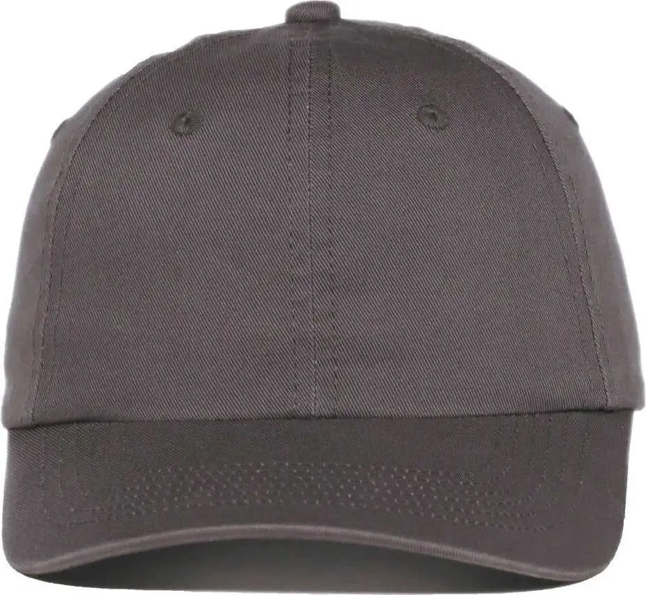 OC Sports GWT-116 Adj. Garment Wash Cotton Baseball Cap - Charcoal - Dark Gray / OSFM