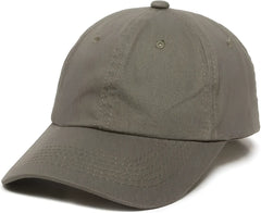 OC Sports GWT-116 Adj. Garment Wash Cotton Baseball Cap - Loden - Dark Gray / 6 7/8’’ - 7 1/2’’