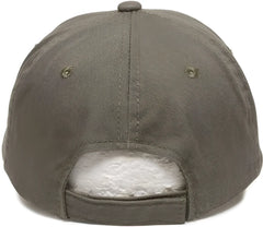 OC Sports GWT-116 Adj. Garment Wash Cotton Baseball Cap - Loden - Dark Gray / 6 7/8’’ - 7 1/2’’