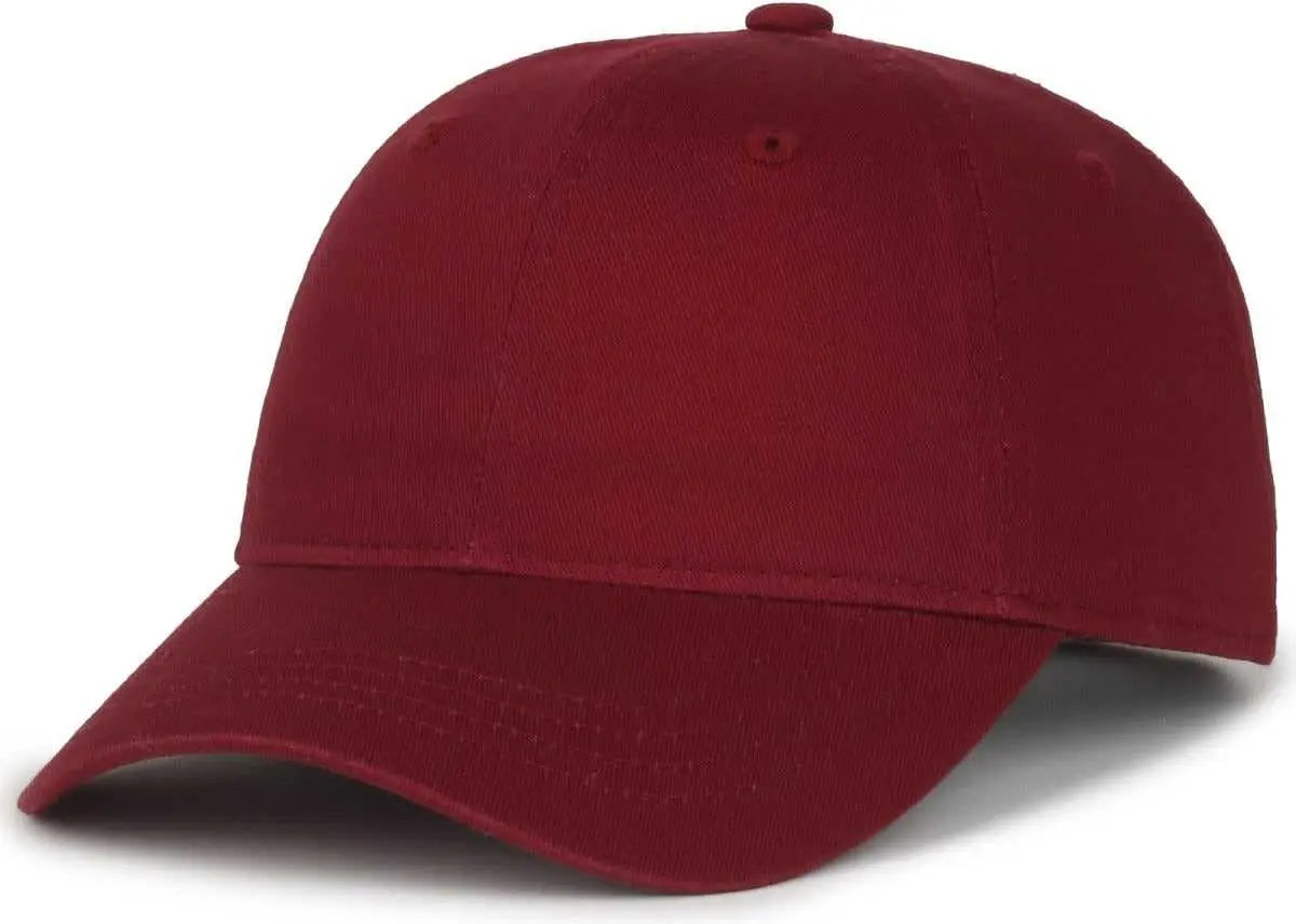 OC Sports GWT-SB Garment Washed Snap Back Dad Cap - Burgundy - Burgundy / OSFM