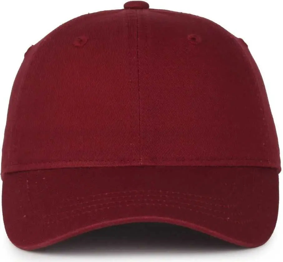 OC Sports GWT-SB Garment Washed Snap Back Dad Cap - Burgundy - Burgundy / OSFM
