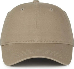 OC Sports GWT-SB Garment Washed Snap Back Dad Cap - Khaki - Khaki / OSFM