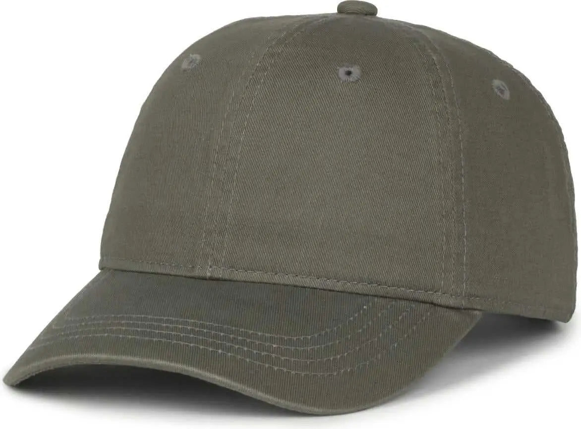 OC Sports GWT-SB Garment Washed Snap Back Dad Cap - Olive - Olive / OSFM