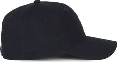 OC Sports GWT-SB Garment Washed Snap Back Dad Cap - True Navy - Navy / OSFM