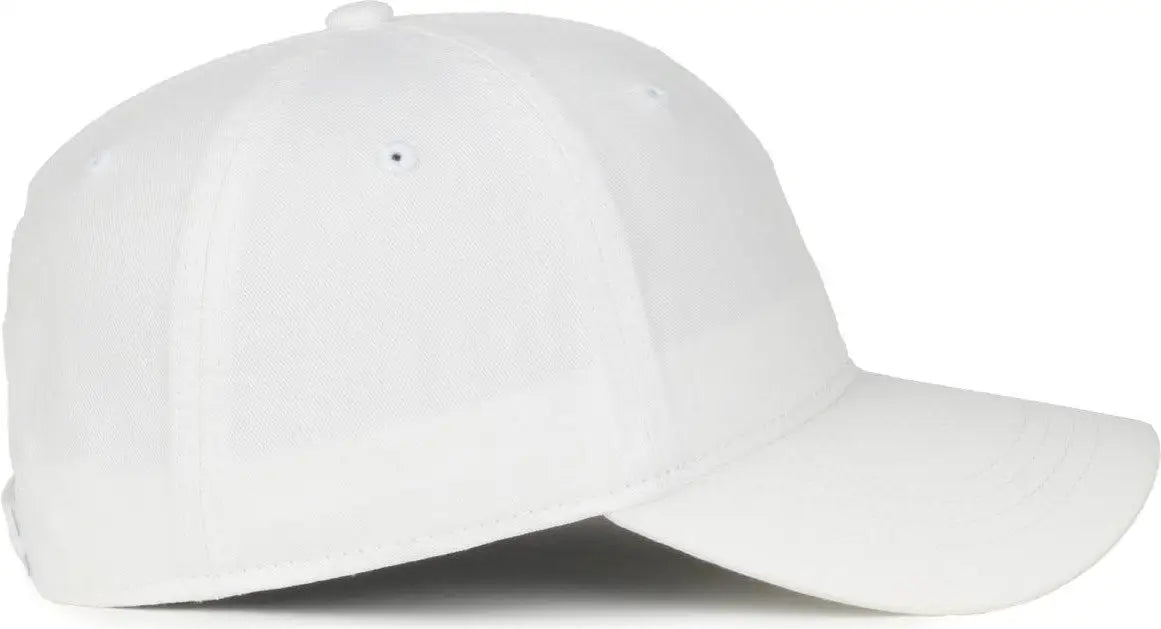 OC Sports GWT-SB Garment Washed Snap Back Dad Cap - White - White / OSFM